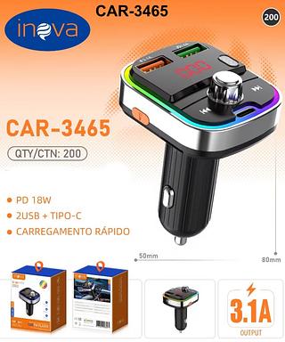 TRANSIMISSOR FM PRA CARRO COM BLUETOOTH