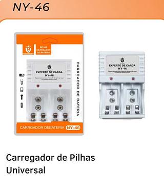 CARREGADOR DE PILHAS UNIVERSAL
