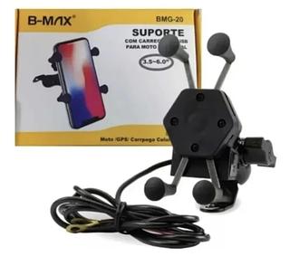CARREGADOR MOTO+SUPORTE BMAX