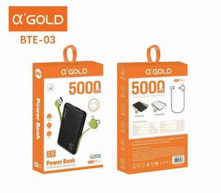POWER BANK 5000MAH A’GOLD