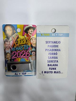 pendrive gravado original 500-600 músicas