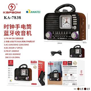 RADIO COM RELÓGIO KAPBOM