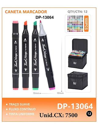 MARCADOR COLORIDO PRA DESENHO ARTISTICO 100 CORES