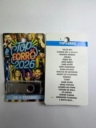 pendrive gravado original 500-600 músicas