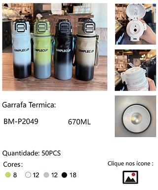 GARRAFA TERMICA 670ML