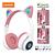 FONE COM ORELHA DE GATO BLUETOOTH LED