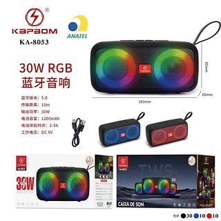 CAIXINHA DE SOM BLUETOOTH 30WRGB