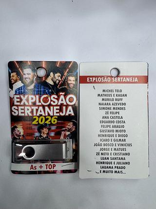 pendrive gravado original 500-600 músicas