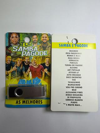 pendrive gravado original 500-600 músicas