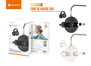 FONE OUVIDO WIRELESS DE CONDUÇÃO ÓSSEA A PROVA D’ÁGUA