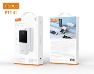 POWER BAMK TUBO 20000MAH 22.5W AGOLD