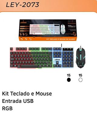 KIT TECLADO MOUSE RGB