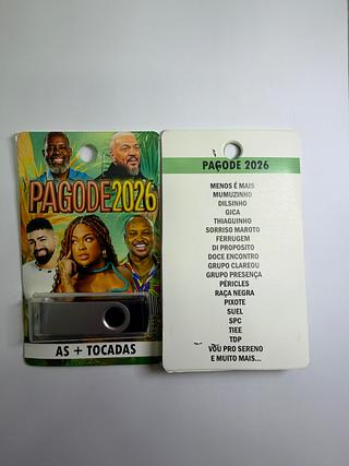 pendrive gravado original 500-600 músicas