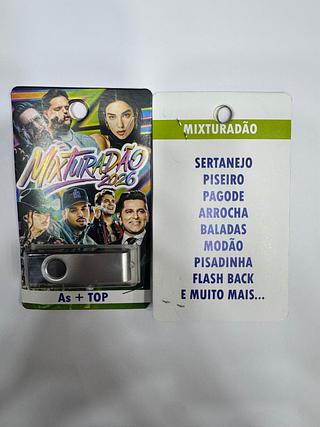 pendrive gravado original 500-600 músicas
