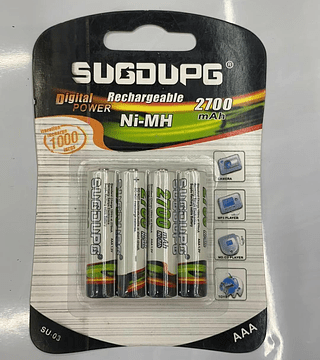 PILHA RECARREGAVIL AAA