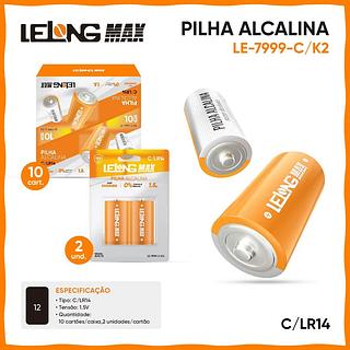 PILHA ALCALINA LR14