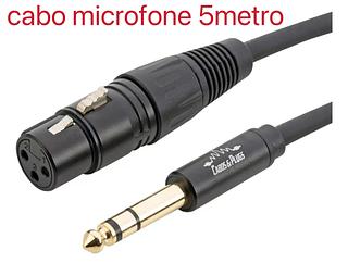 CABO MICROFONE 5 METRO