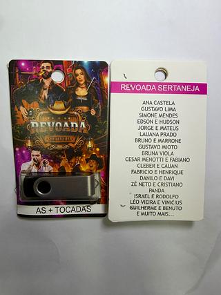 pendrive gravado original 500-600 músicas