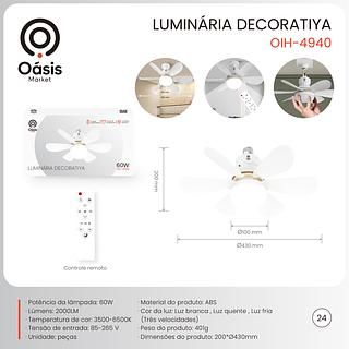 LUMINÁRIA DE DECORATIYA
