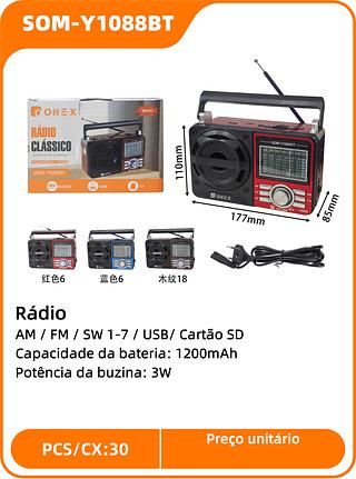 RADIO BLUETOOTH ONE.X