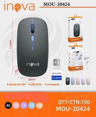 MOUSE SEM FIO RECARREGAVIL