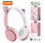 FONE DE OUVIDO GATINHA COM LED LEHMOX