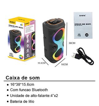 CAIXA DE SOM MODELO DE LUZ