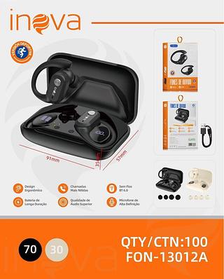 FONE BLUETOOTH INOVA