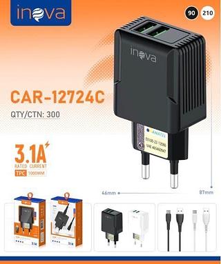 CARREGADOR 3.1A TPC INOVA
