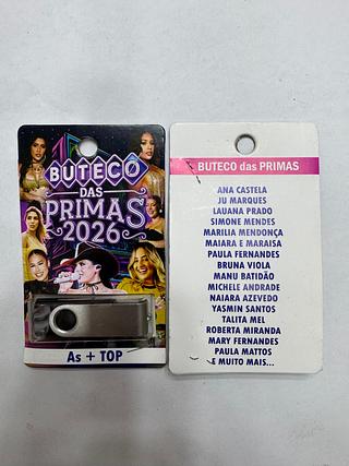 pendrive gravado original 500-600 músicas