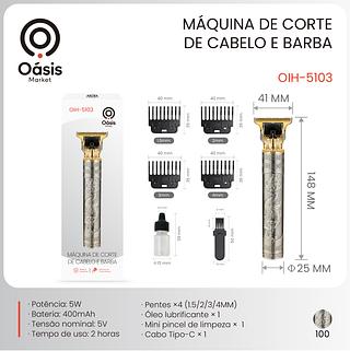 MAQUINA DE ACABAMENTO DOURADA DRAGAO