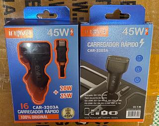 CARREGADOR CARRO 45W IPHONE