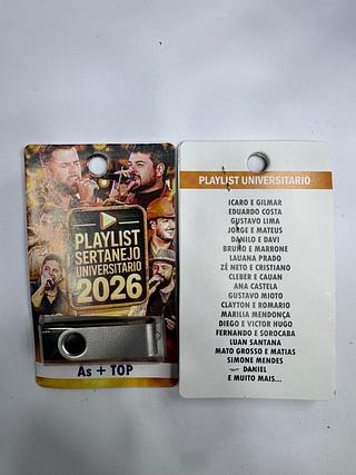 pendrive gravado original 500-600 músicas