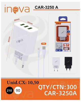 CARREGADOR 3250A 5.1A IOS INOVA