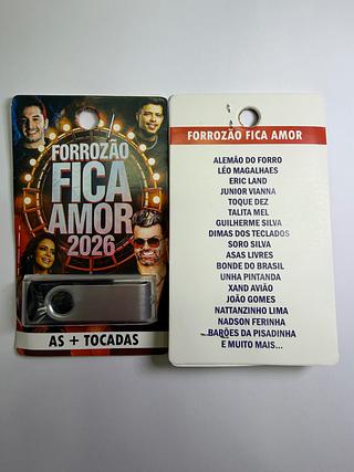 pendrive gravado original 500-600 músicas