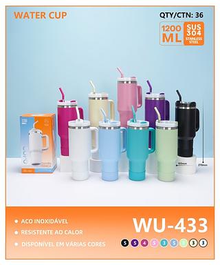 GARRAFA TERMICA 1200ML STALEY CANUDO PLÁSTICO