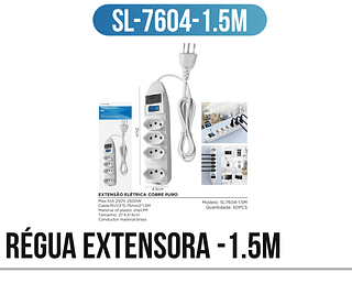 RÉGUA EXTENSORA 4TOMATAS 1.5METRO