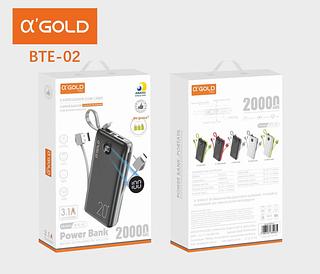 POWER BANK 20000MAH AGOLD