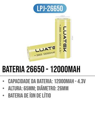 BATERIA 26650 -12000MAH