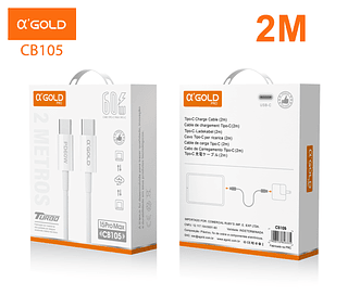 CABO TIPO-C PARA TIPO-C 2METRO 60W