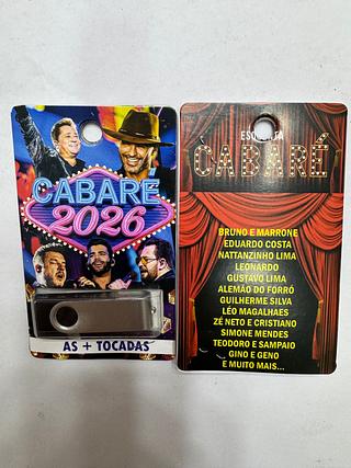 pendrive gravado original 500-600 músicas