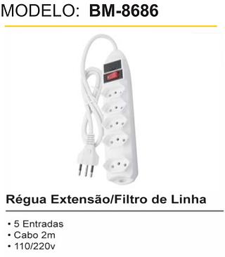RÉGUA EXTENSORA 2METRO