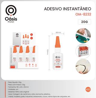ADESIVO INSTANTÂNEO 20G