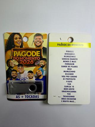 pendrive gravado original 500-600 músicas