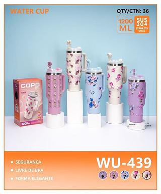 GARRAFA TERMICA ESTAMPA FLOR 1200ML