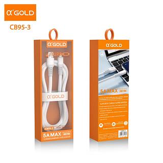 CABO USB TYPEC 5.0A AGOLD