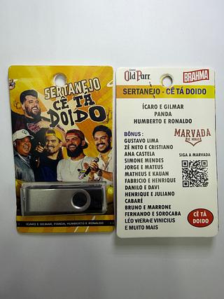 pendrive gravado original 500-600 músicas